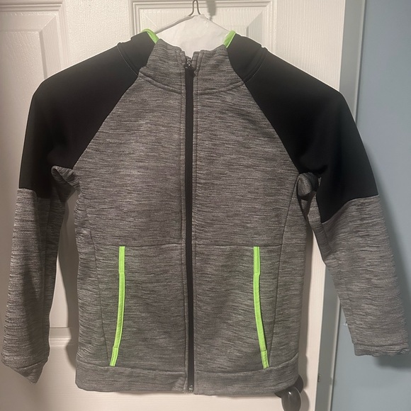 Old Navy Other - Old Navy Active Gray and Black Jacket with Neon Trim